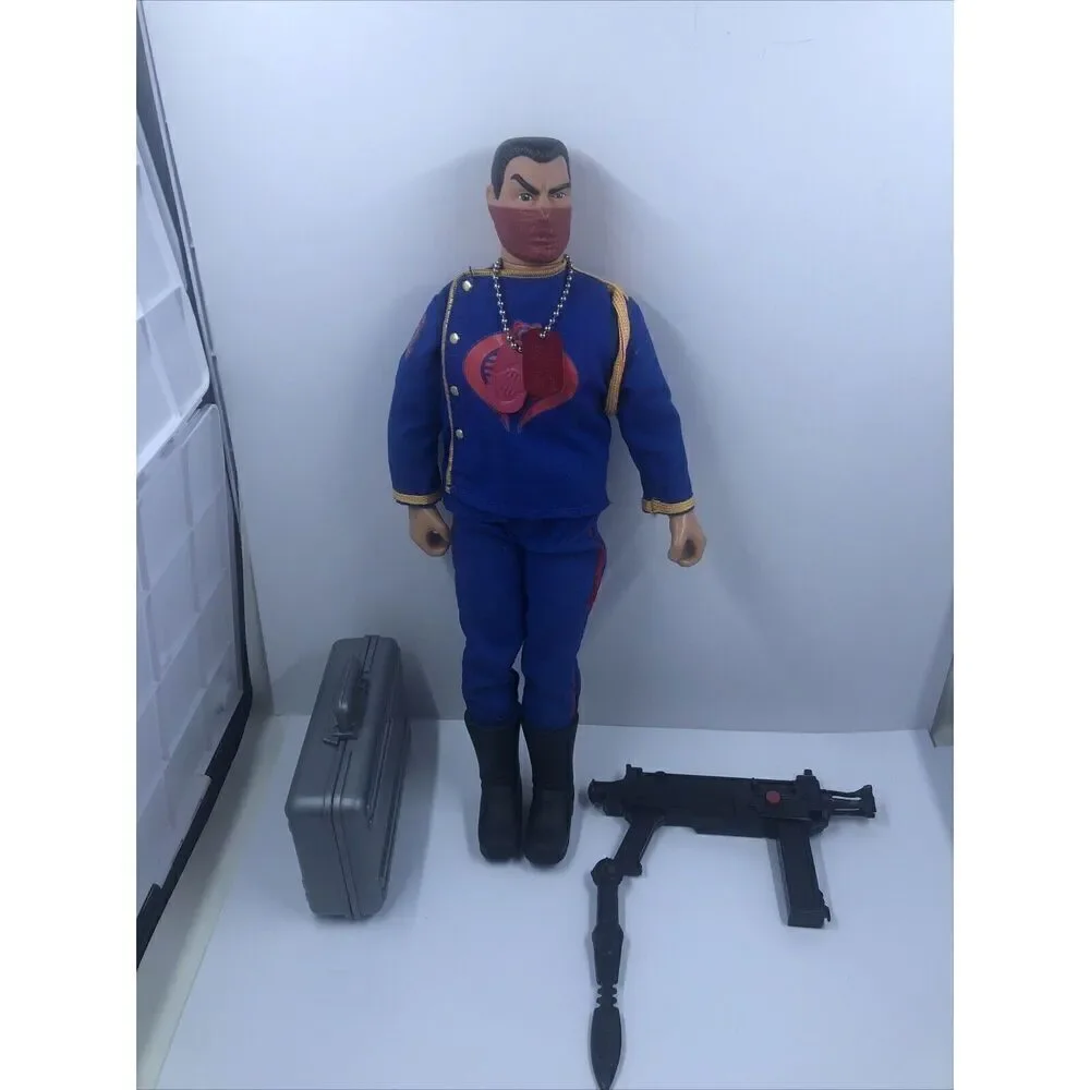 GI Joe Cobra Commander 11 Inch Figure Pawtucket Hasbro With Some Accessories